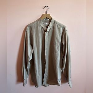 Mandarin collar button down